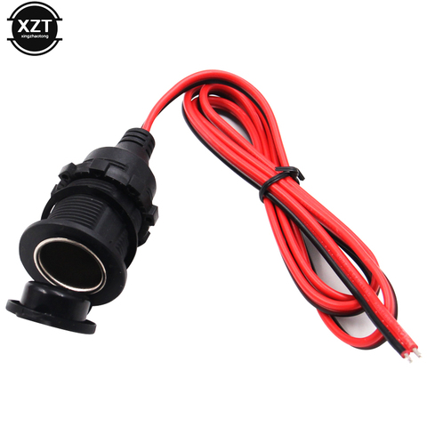 Enchufe de cigarrillo de coche, cargador de coche hembra de 12/24 V de CC, enchufe de encendedor de coche, accesorio de coche, enchufe adaptador de enchufe ► Foto 1/5