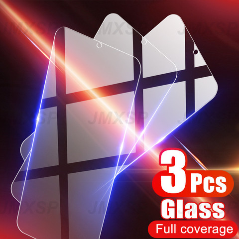 Uds vidrio templado para Xiaomi Poco X3 NFC M3 F1 F2 Mi A3 A2 Lite A1 protectora de cristal para Mi Max 2 3 mezclar 2 2S 3 jugar CC9E de vidrio ► Foto 1/6