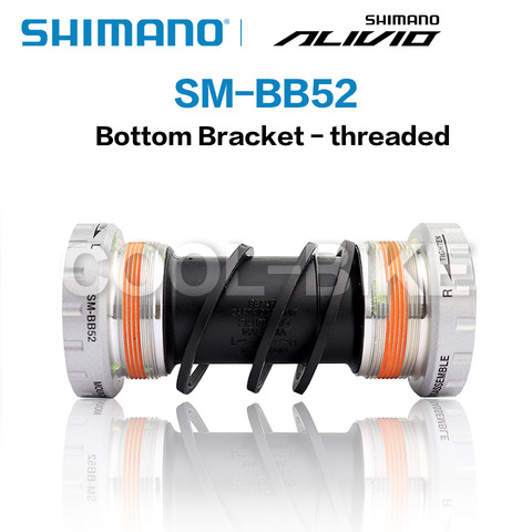 Shimano Deore SM BB52 Hollowtech II soporte inferior para bicicleta de montaña 68/73mm BB52 rodamientos inferiores de bicicleta de montaña ► Foto 1/3