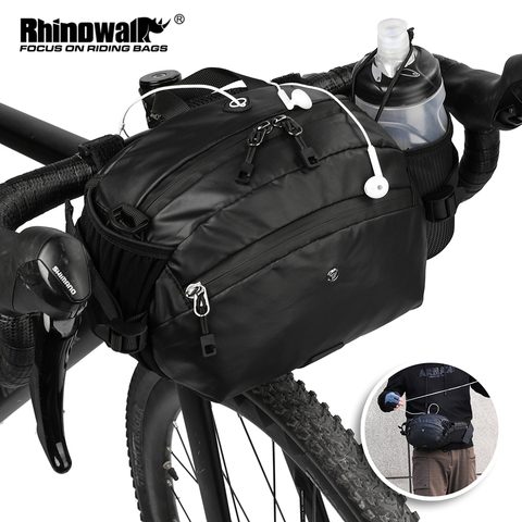 Rhinowalk-bolsa para manillar de bicicleta, resistente al agua, multifunción, bolso de hombro portátil, accesorio para ciclismo, 2022 ► Foto 1/6