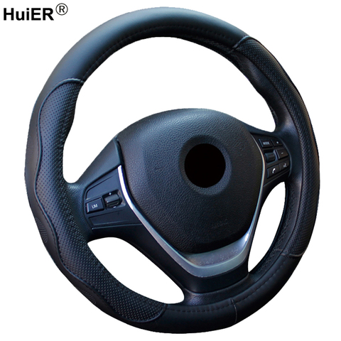 HuiER Auto del coche rueda de alta dirección cubierta 5 colores Anti-deslizamiento 38 CM/15 CM/ 