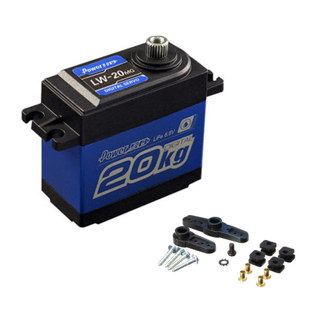 Servomotor de alto Torque HD LW-20MG, resistente al agua, con engranaje de Metal para modelos RC 1/8 1/10 ► Foto 1/1