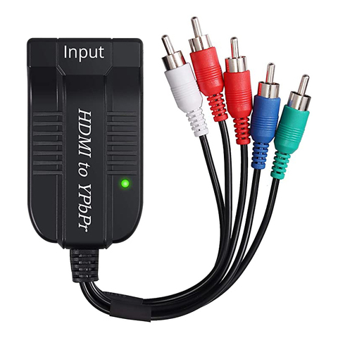 Adaptador convertidor de Audio HDMI a componente RGB 5 RCA YPbPr Video + R/L 1080P TV PC ► Foto 1/6