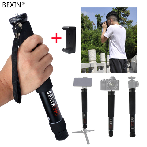 BEXIN portátil ligero flexible de bolsillo mini cámara dslr unipod monopié Polo para gopro SLR Micro fotografía de una sola cámara ► Foto 1/6