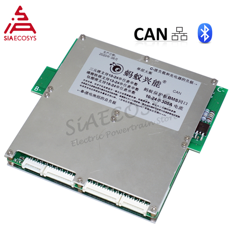 Hormiga inteligente BMS 10 a 24S 120A continua 150A max Bluetooth APP Placa de protección de batería de litio con BUS ► Foto 1/5