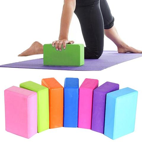 Bloque de Pilates antideslizante para Yoga, ladrillo de espuma EVA para estiramiento corporal, herramienta para ejercicio físico ► Foto 1/6