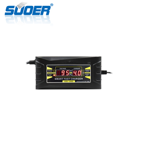 Suoer【 cargador de batería 】 cargador rápido 6A 12V cargador de batería para coche (SON-1206D) ► Foto 1/6