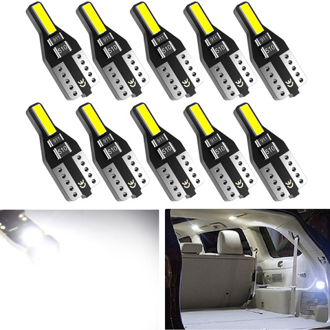 10x T10 W5W bombilla LED luz de lectura Interior de coche para Ford Focus 2 3 Fiesta fusión Ranger Kuga S Max Mondeo MK4 Mustang escapar MK2 ► Foto 1/6