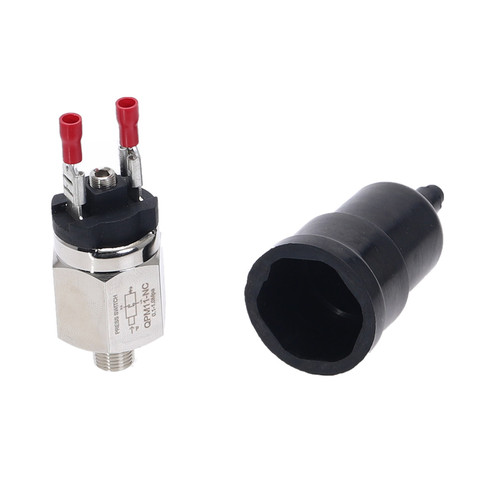 Boquilla de rosca externa para interruptor de presión de QPM11-NC/QPM11-NO, Micro diafragma ajustable de 1/4 pulgadas y 1/8 pulgadas, cambio hidráulico ► Foto 1/6