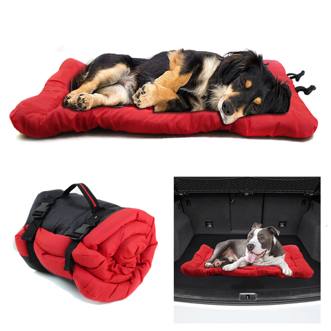 Cama de perro para exterior, tapete de viaje portátil para mascotas, asiento de coche para perros pequeños, medianos y grandes, cojín tapizado para sofá plegable impermeable ► Foto 1/6