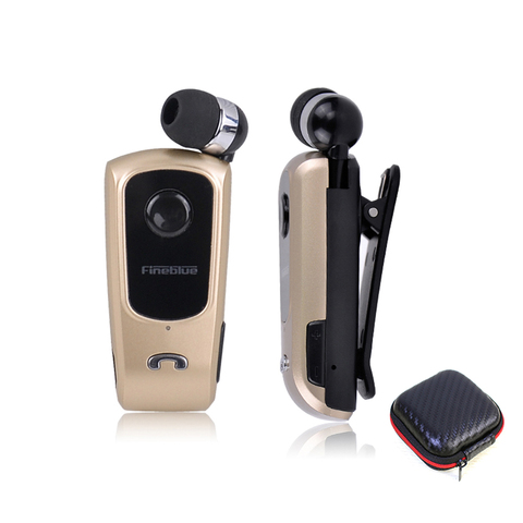 FINEBLUE-auriculares inalámbricos F920 con Bluetooth, manos libres, vibración, recordatorio de llamadas, Clip de conducción, para teléfono con micrófono ► Foto 1/6