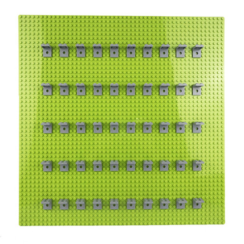 Figuras caja de exhibición Minifigs muestra la caja pequeños ladrillos soporte de placa Base bloques de construcción figura soporte placa Base juguetes para niños ► Foto 1/4