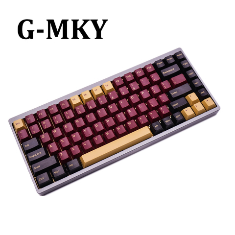 G-MKY-teclas de perfil de cereza para teclado mecánico MX Switch, color rojo samurái, 160 teclas, doble disparo, grueso, PBT ► Foto 1/6