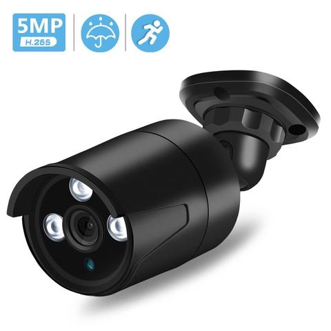 BESDER-cámara IP de seguridad para el hogar, videovigilancia impermeable con carcasa de Metal, H.265, 5MP/3MP, ONVIF, P2P, XMEye, IP67 ► Foto 1/6