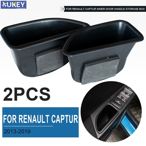 Manija de puerta delantera para coche Renault Captur Kaptur Samsung QM3, soporte de teléfono, bolsa de tarjeta, almacenamiento, accesorios de actualización, estilo de coche ► Foto 1/6