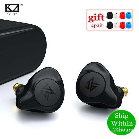 KZ-auriculares inalámbricos S2 1BA + 1DD TWS, por Bluetooth 5,0, auriculares de Control táctil AAC, auriculares híbridos deportivos contra el ruido, KZ S1 Z1 Z3 E10 ► Foto 1/6