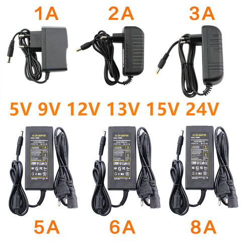 De suministro de adaptador conversor AC DC 220v a 12v 12V 6V 8V 9V 10V 13V 14V 15V 24v 1A 2A 3A 5A 6A 8A 10A fuente de alimentación para la tira del led ► Foto 1/6