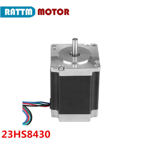 Motor paso a paso CNC Nema 23 76mm cuatro cables de dos fases 3A 270oz-in para impresora 3D 23HS8430 ► Foto 1/1