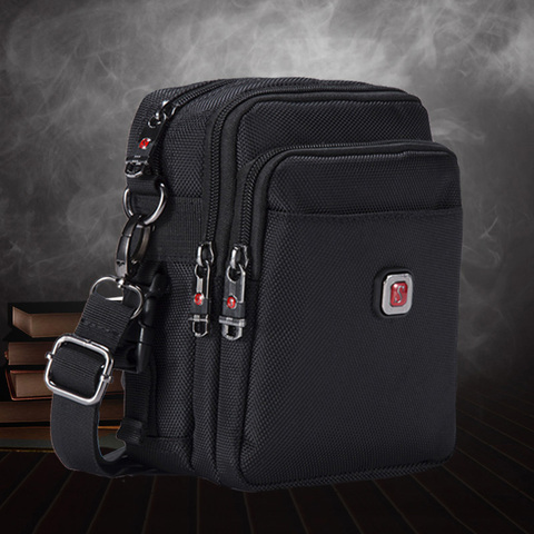 Soperwillton-Bolso cruzado para hombre, Oxford 1680D cartera a prueba de agua, bolso bandolera con cremallera para hombre, estilo versátil 1052 ► Foto 1/6