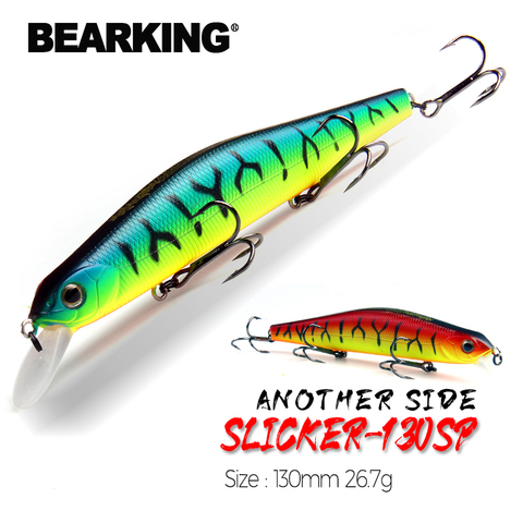 BEARKING-Sistema de peso magnético, Señuelos de Pesca de fundición larga, cebo duro, calidad, wobblers minnow, 13cm, 11cm, 9cm, 8cm ► Foto 1/6