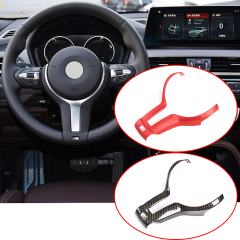 Para BMW F20 F22 F21 F30 F32 F33 F36 F06 F12 F13 X5 F15 X6 F16 M-Sport de fibra de carbono embellecedor para volante accesorios de coche ► Foto 1/6