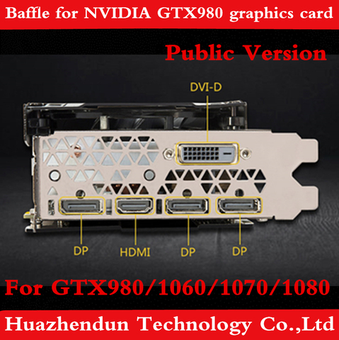 NVIDIA GTX 980 1060 1070 1080 soporte de tarjeta gráfica pública deflector de altura completa 1 uds envío gratis ► Foto 1/3