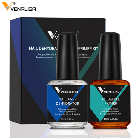 VENALISA nuevo 15ml Nail Prep deshidratador ácido libre Primer adhesivo desecante acrílico uñas Bonder Gel equilibrio aceite piel soluciones ► Foto 1/6