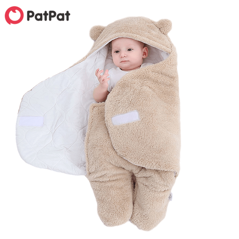 PatPat-saco de dormir grueso para bebé, invierno, otoño e invierno, equipamiento para bebé, accesorios para bebé, cama, novedad de 2022 ► Foto 1/4