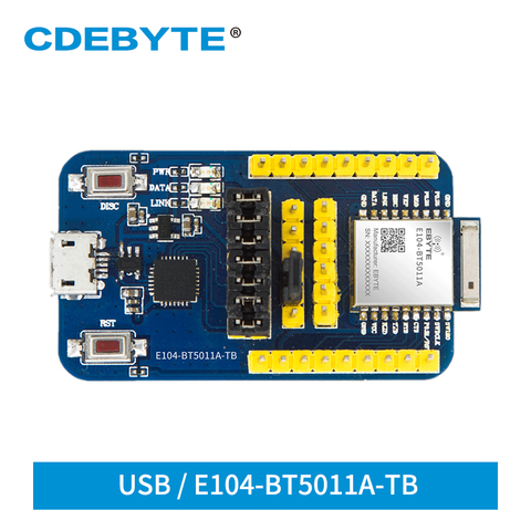 Placa de prueba USB BLE5.0 nRF52811, 2,4 GHz, CDEBYTE E104-BT5011A-TB, módulo de largo alcance, Kit de prueba para E104-BT5011A ► Foto 1/2