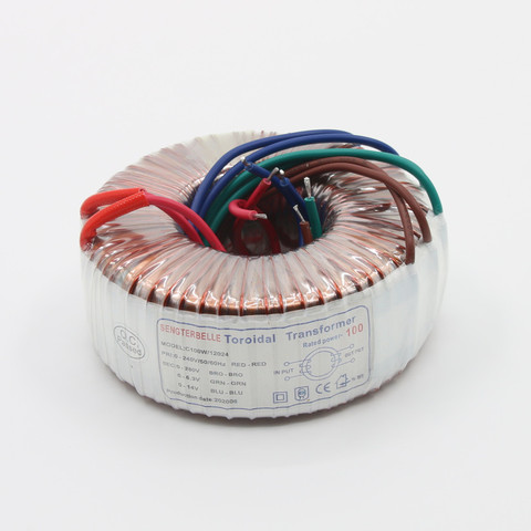 AMPLIFICADOR DE POTENCIA DE TUBO, transformador de potencia de Audio de 100W, 280V + 6,3 V + 14V, transformador Toroidal ► Foto 1/4