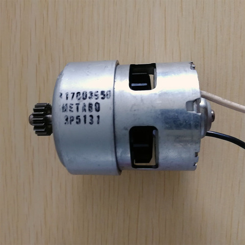 MOTOR DC de 18 dientes DC14,4V y DC18V para METABO BS14.4LI BS18LI DIRLL reemplazar accesorios de mantenimiento ► Foto 1/6