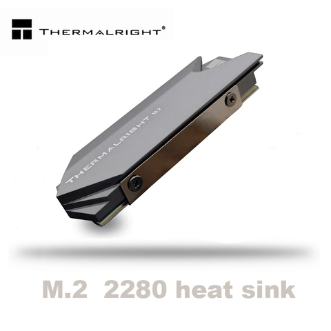 Disipador térmico de aluminio M.2 disipador de calor térmico, almohadillas térmicas de calor para disco duro NGFF NVME PCIE 2280 SSD ► Foto 1/4