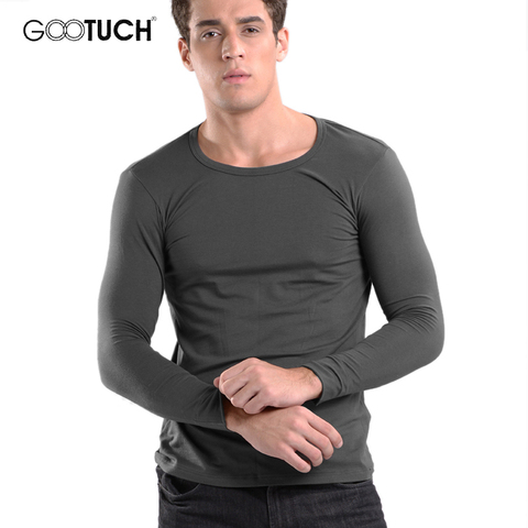 Camiseta interior de algodón de talla grande para hombre, ropa interior térmica de invierno, Tops de manga larga con cuello redondo, ropa interior de manga larga, Ondergoed 6XL 019 ► Foto 1/6