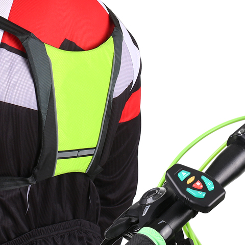 Intermitente inalámbrico con Control remoto para chaleco reflectante, mochila para ciclismo, correr, trotar ► Foto 1/6