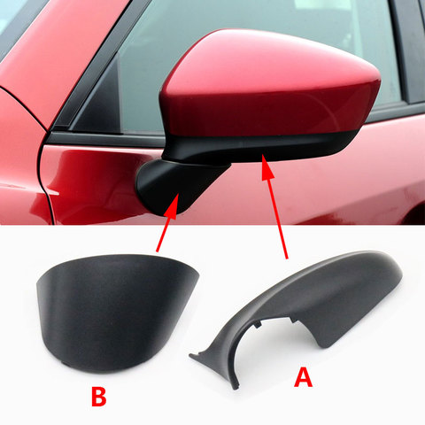 Cubierta inferior de espejo retrovisor para coche Mazda, carcasa de retrovisor exterior de visión trasera para puerta de ala izquierda y derecha para Mazda CX-5 CX5 2013 2014 ► Foto 1/6