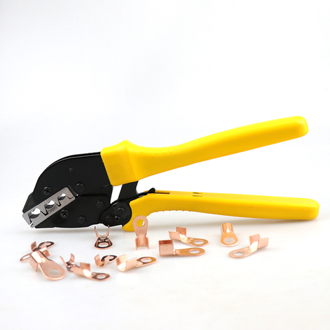 Alicates de crimpado de 3-10A 10-30A 20-60A 20-100A, alicates de crimpado autoajustables OT, Terminal de cobre de Punta abierta de 4-10mm ², herramienta de crimpado de 6-25mm ² ► Foto 1/6