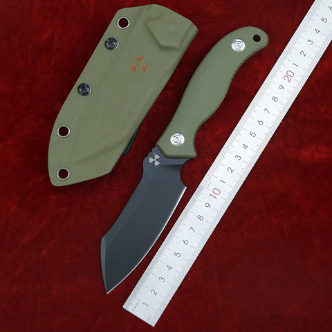 LEMIFSHE-hoja fija integrada JR4110, mango G10 para acampada al aire libre, caza, bolsillo de supervivencia, cuchillo de cocina para fruta EDC ► Foto 1/6