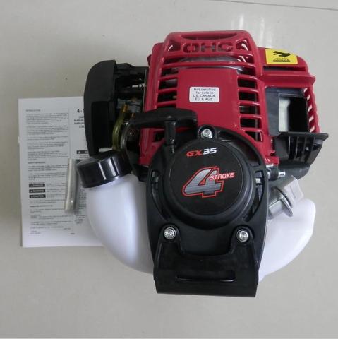 GX35 motor de gasolina 35.8CC 1.2HP 4 ciclo mochila 35CC desbrozadora TRIMMER KNASCK del rociador del WIPPER STRIMMER moto ► Foto 1/6