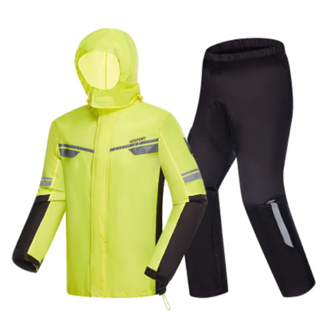 Chubasquero deportivo de moda para hombre, impermeable, chaqueta de lluvia para moto, suave, de nailon, 210T, luz reflectante 3D ► Foto 1/6