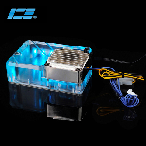 Iceman cooler Ncase M1 V4 V5 V6 depósito DDC usado profesionalmente ARGB transparente, soporte AURA placa base, 145ML Volumen ► Foto 1/6