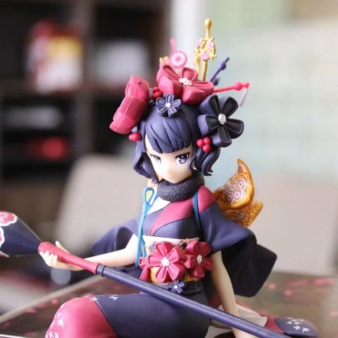 Figura de acción de Anime japonés Fate/Grand Order Katsushika, Hokusai, tapón de fideos, juguetes de modelos coleccionables de PVC, 18cm ► Foto 1/5