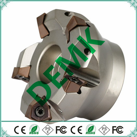 WFWN90 50-22-4T 63-22-5T 80-27-6T 100-32-7T fresadora CNC cúter plato utilice WNMU080608-GM CNC plana de fresado ► Foto 1/3