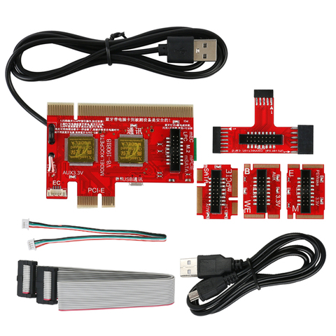 KQCPET6-ordenador portátil de escritorio V8 DDR34, tarjeta de diagnóstico inteligente con Bluetooth, PCI/PCIE/LPC/minipci-e/EC, probador USB, 2022 ► Foto 1/6