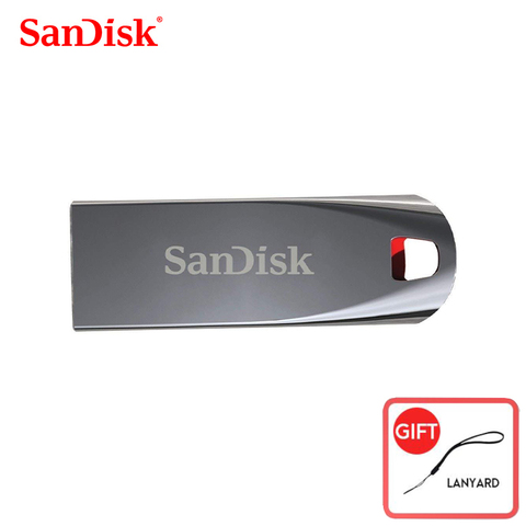 SanDisk Original CZ71 Pendrive USB 2,0 unidad Flash USB 64GB 32GB 16GB Pendrive Metal Dispositivo de almacenamiento de alta calidad ► Foto 1/6