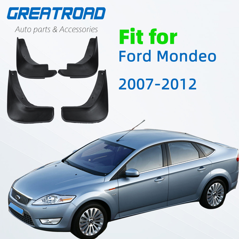 Uds coche delantero trasero guardabarros bengalas de salpicaduras faldones para Ford Mondeo 2007-2012 ► Foto 1/6