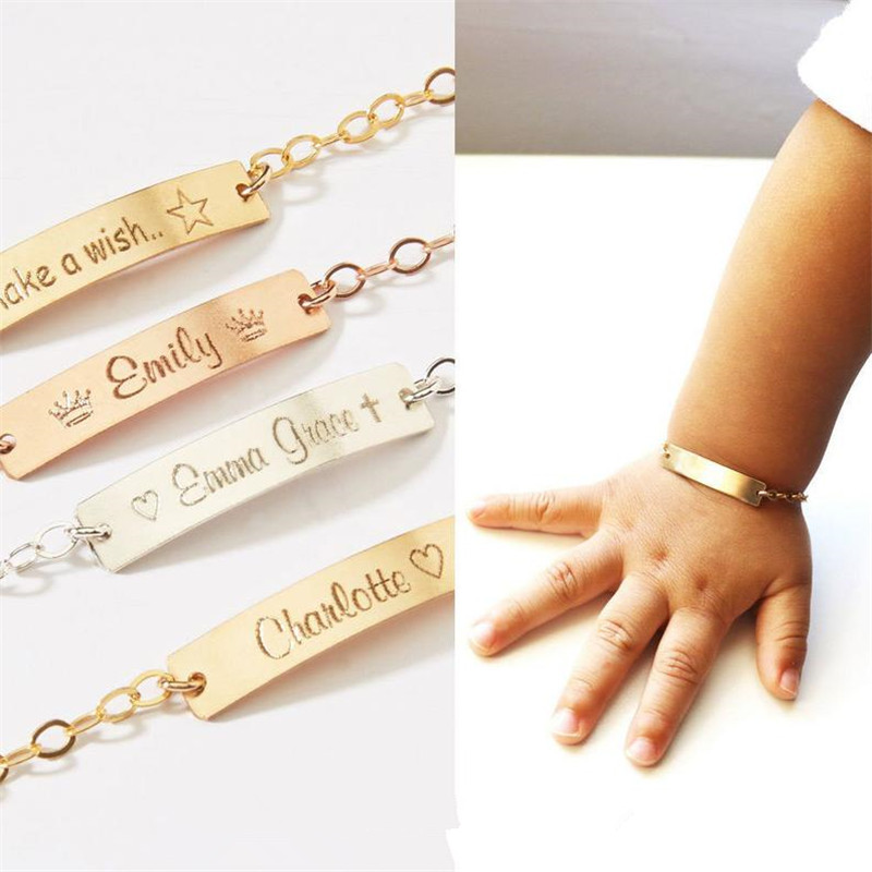 Pulseras personalizadas para niñas Pulseras con nombre para niños