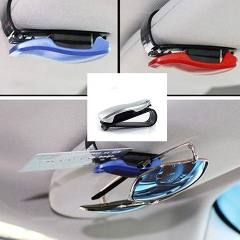 Parasol de coche con Clip para gafas de sol, soporte para tarjetas, estuche de bolígrafo, accesorios universales, oferta ► Foto 1/6