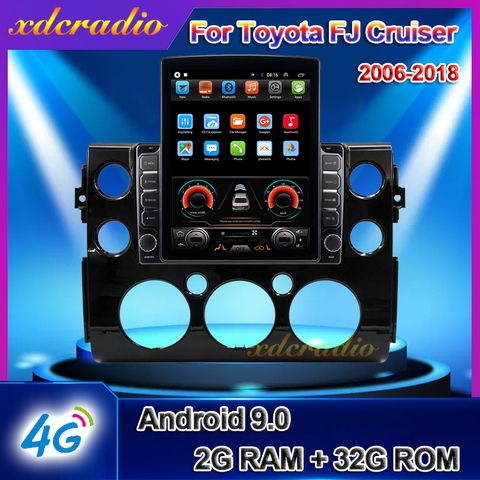 Xdcradio-pantalla Vertical estilo Tesla de 10,4 pulgadas, Android 10,0, para Toyota FJ Cruiser J15, reproductor Multimedia de Radio para coche, navegación GPS ► Foto 1/6