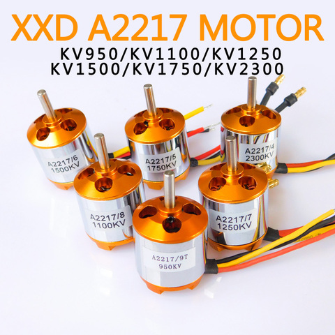 Nuevo XXD A2217 2217 950KV 1250KV 1500KV 2300KV Motor sin escobillas Outrunner para Avión RC avión cuadricóptero multihelicóptero ► Foto 1/6