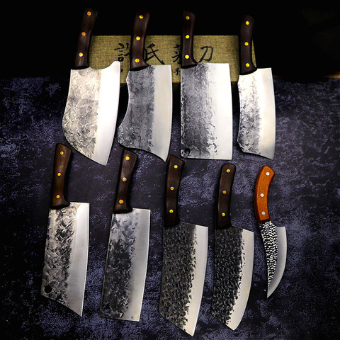Manganeso-de forja de acero sharp cuchillo de chef de cocina para el hogar cuchillo multi-propósito chef cuchillo cortador cuchillo deshuesado ► Foto 1/6